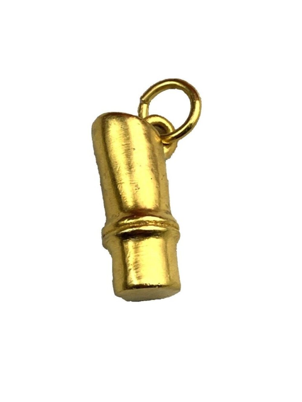 90s Vintage Donna Karan Handbag Zip Pull Replace Bamboo Hardware Charm Pendant